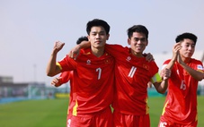 U23 Việt Nam đấu với U23 Jordan (hiệp 1): 1-0: Đình Bắc mở tỉ số
