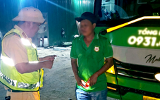 Xử phạt tài xế và chủ xe khách gần 90 triệu đồng vì không có giấy phép lái xe, hợp đồng