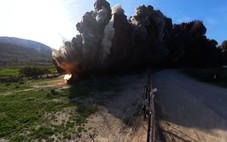 Israel công bố video rà phá 500 quả mìn giáp biên giới Jordan