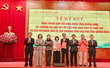 Tỉnh Quảng Ninh phối hợp FPT đưa sinh viên về xã, phường hỗ trợ triển khai Nghị quyết 57