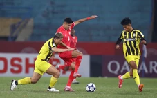 Công An Hà Nội - Tampines Rovers (hiệp 1) 2-0: Quang Hải ghi 2 bàn trong 2 phút