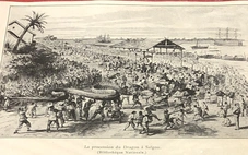 Múa lân sư rồng ở Sài Gòn cách đây một thế kỷ từng xuất hiện trên báo Pháp