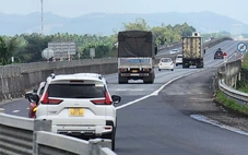 Tạm dừng thông xe cao tốc Quảng Ngãi - Hoài Nhơn dịp Tết Nguyên đán