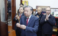 Tổng Bí thư Tô Lâm dâng hương tưởng cố Thủ tướng Phạm Văn Đồng