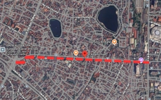 Hà Nội cấm xe taxi, xe hợp đồng dưới 8 chỗ vào phố Khâm Thiên theo khung giờ