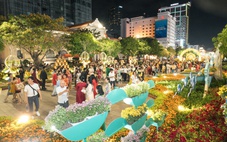 Trải nghiệm phiên bản đêm của Đường hoa Nguyễn Huệ Tết Bính Ngọ 2026 sau lễ khai mạc