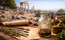 Lọ thủy tinh 1.900 năm tuổi hé lộ toa thuốc gây sốc thời La Mã cổ đại