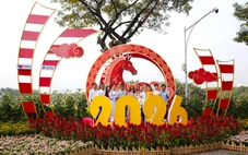 Những khoảnh khắc gắn kết trên Đường hoa Phú Mỹ Hưng 2026