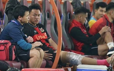 Tuyển thủ Nguyễn Thái Sơn đứt dây chằng đầu gối