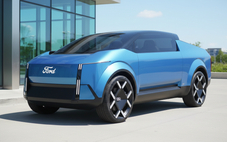Bán tải điện Ford ngang cỡ Ranger lộ diện với thiết kế khí động học như siêu xe