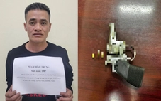 Bắt giữ người dùng súng cướp ô tô trong đêm