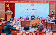 Tập huấn kỹ năng vận động bầu cử cho người ứng cử đại biểu Quốc hội khóa XVI và đại biểu HĐND