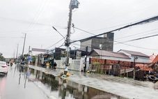 Cà Mau mưa trái mùa kéo dài hơn 3 giờ