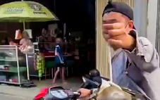 Nam thanh niên cho ‘cua bay’ ngoài đường bị xử phạt