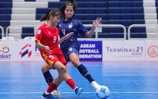 Futsal nữ Việt Nam đấu Thái Lan (hiệp 2) 1-2: Sức ép lớn
