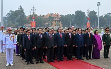Lãnh đạo Đảng, Nhà nước vào lăng viếng Chủ tịch Hồ Chí Minh nhân 96 năm Ngày thành lập Đảng