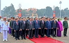 Lãnh đạo Đảng, Nhà nước vào lăng viếng Chủ tịch Hồ Chí Minh nhân 96 năm Ngày thành lập Đảng