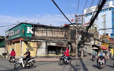 Cháy tiệm bánh trên đường Đỗ Xuân Hợp, phường Phước Long