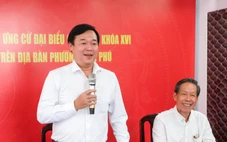 Cử tri Bình Phú tín nhiệm tuyệt đối Phó Bí thư Thường trực Thành ủy Lê Quốc Phong ứng cử HĐND TP.HCM