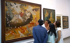 91 họa sĩ hội tụ cùng Sơn mài Sài Gòn lần 4