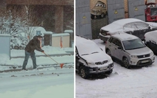 Bị hàng xóm chiếm chỗ đỗ xe vừa dọn sạch, người đàn ông trả lại toàn bộ như cũ để trả đũa