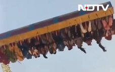 Đu quay cảm giác mạnh gãy giữa không trung, cảnh sát thiệt mạng khi cứu người