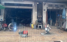 Biến vỉa hè thành 'xưởng' hàn - tiện trong đô thị, tiềm ẩn nguy cơ cháy nổ