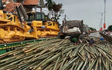 Xe tải tông đuôi xe đầu kéo dừng trên quốc lộ 1, một người tử vong