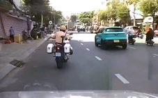 Sản phụ trên ô tô đau bụng dữ dội, cảnh sát giao thông Hàng Xanh kịp thời mở đường đến bệnh viện