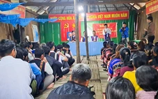 131 cử tri Ba Na làng O2, điểm bầu cử đặc biệt và sớm nhất tỉnh Gia Lai đã hoàn thành bỏ phiếu