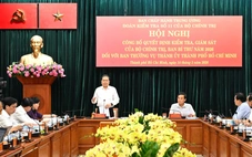 Công bố quyết định kiểm tra, giám sát năm 2026 đối với Ban Thường vụ Thành ủy TPHCM