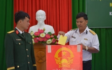 Các lực lượng vũ trang đặc khu Phú Quý hoàn thành bỏ phiếu
