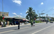 Hai xe máy tông nhau trực diện, 1 người chết, 2 người bị thương