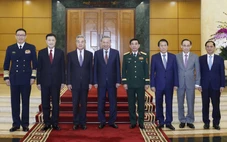 Tổng Bí thư Tô Lâm tiếp 3 Bộ trưởng Bộ Ngoại giao, Bộ Quốc phòng và Bộ Công an Trung Quốc