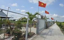 Xẻ ruộng lúa lập vườn sinh thái trái phép rồi rao bán