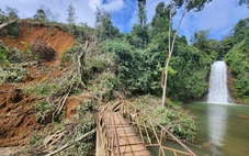 Khẩn trương xử lý sạt lở thác Pa Sỹ, điểm du lịch ‘đinh’ của Măng Đen