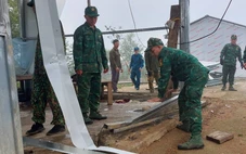 Mưa đá kèm dông lốc kéo dài 30 phút ở Lai Châu