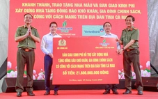 Bộ Công an trao kinh phí xây tặng 500 căn nhà tại Cà Mau