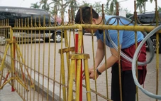 Công tác an ninh thắt chặt trước giờ khai ấn đền Trần