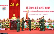 Đà Nẵng thành lập Trường Thiếu sinh quân Miền Trung, khai giảng khóa đầu tháng 9