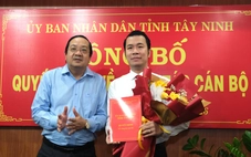 Ông Trương Tấn Sơn được bổ nhiệm làm giám đốc Sở Công thương tỉnh Tây Ninh