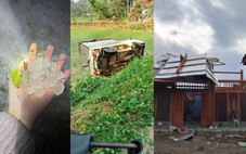 Hình ảnh mưa đá, dông lốc gây thiệt hại nặng ở Tuyên Quang, Sơn La, Lào Cai