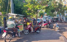 Phan Rang phát thông báo xử lý nghiêm buôn bán lấn chiếm lòng lề đường
