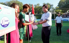 Bí thư thứ nhất Trung ương Đoàn dự lễ khai mạc Giải bóng đá Thanh Niên sinh viên quốc tế