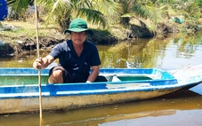 Mặn lấn sâu nội đồng, người dân nuôi tôm cua vùng ven biển An Giang ‘quay cuồng’ lo lắng