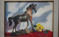 Xem tranh của cháu gái Lê  Phổ cùng các họa sĩ đương đại Hàn Quốc