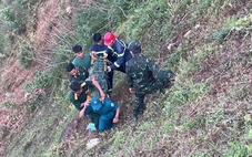 Xe tải lao xuống vực sâu 200m, hơn 2 giờ mới đưa được thi thể nạn nhân lên