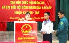 20 điểm bầu cử tại Trường Sa hoàn thành bầu cử sớm