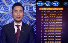 Ai là triệu phú tăng thưởng lên 500 triệu đồng, tìm người chinh phục câu hỏi số 15 hóc húa