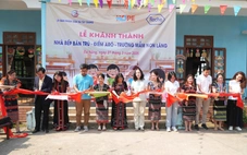 Roche Pharma Việt Nam khánh thành bếp học sinh xã vùng biên giới